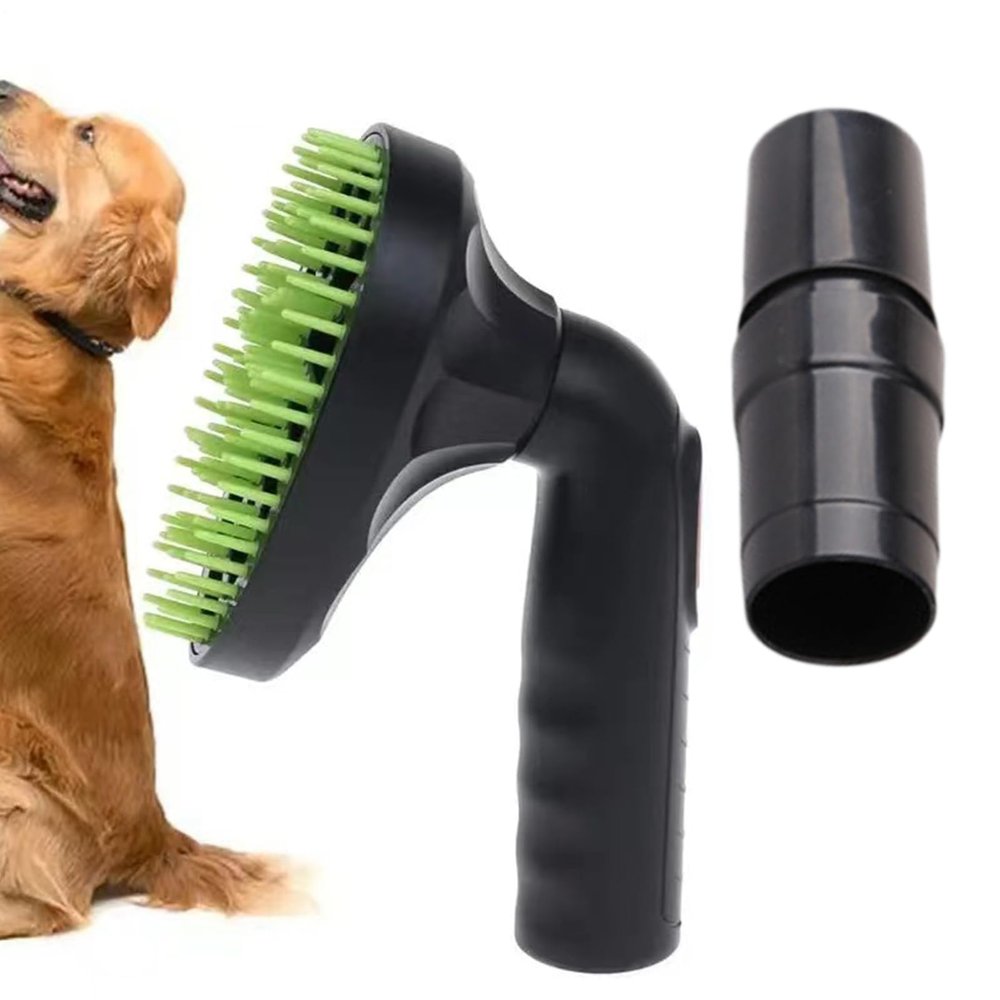 Pet Hair Vacuum Attachment - Dog & Cat Grooming Brush