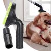 Pet Hair Vacuum Attachment - Dog & Cat Grooming Brush view 3