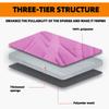 Generic Car Seat Covers for Toyota Land Cruiser 5-Seat J200 2010-2015, Pink view 3