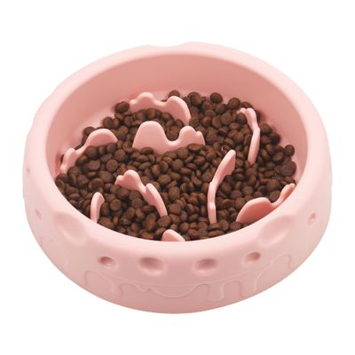 TranRantic Slow Food Dog Bowl - Pink
