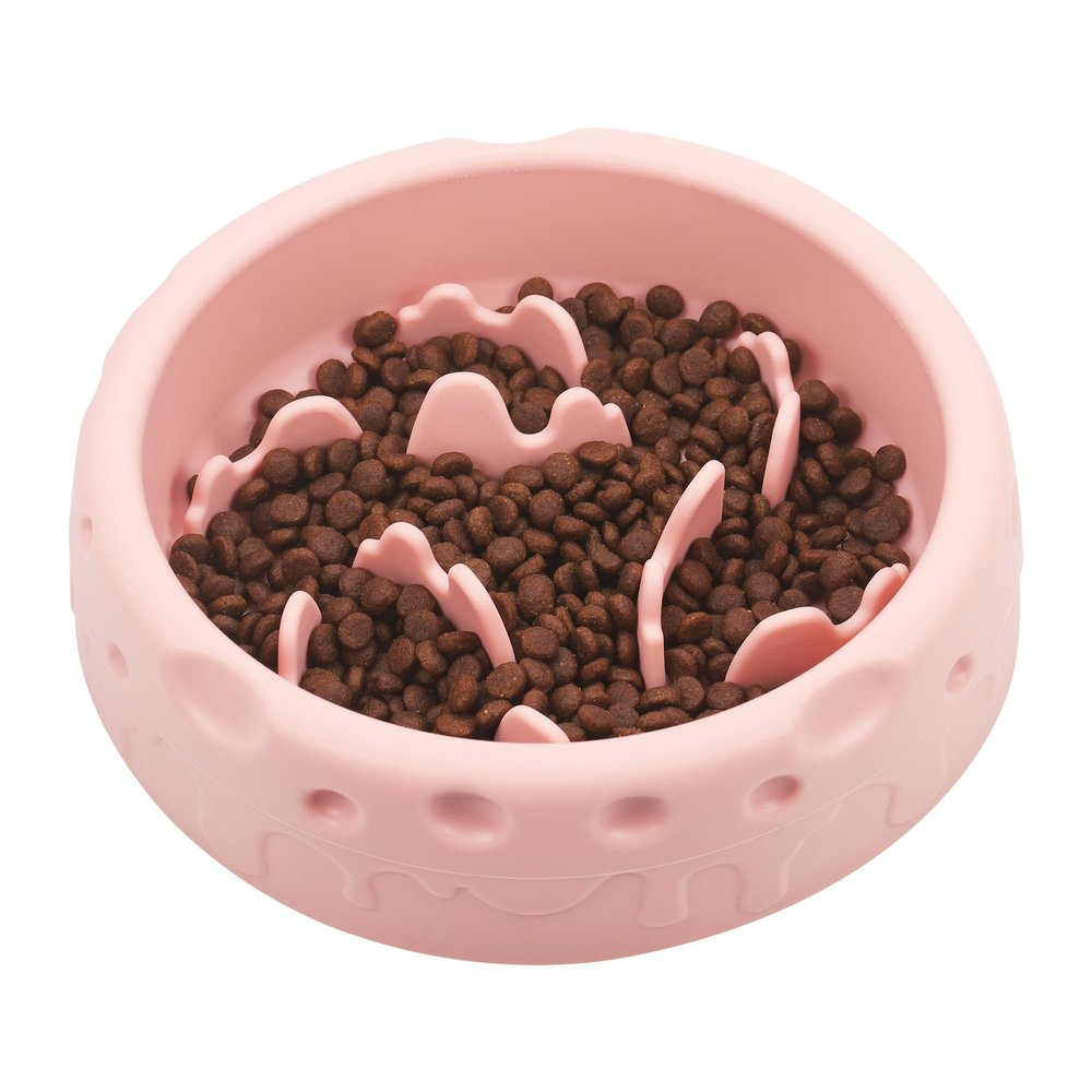 TranRantic Slow Food Dog Bowl - Pink