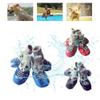4PCS Dog Booties, Adjustable Dog Socks view 3
