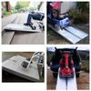 Portable Folding Aluminum Wheelchair Ramp, Non-Slip, for Indoor and Outdoor Use view 2