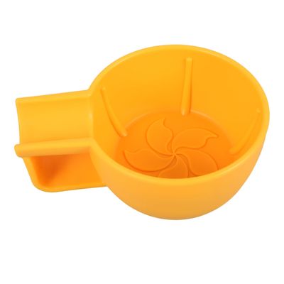VICASKY Men's Shaving Bowl, Large Yellow Plastic Bowl for Bathroom