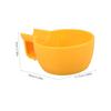 VICASKY Men's Shaving Bowl, Large Yellow Plastic Bowl for Bathroom view 2