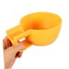 VICASKY Men's Shaving Bowl, Large Yellow Plastic Bowl for Bathroom view 3