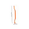 GALPADA 4-Piece Double-Ended Plastic Toothbrush Set with Tapered Interdental Brushes for Braces and Dentures view 2