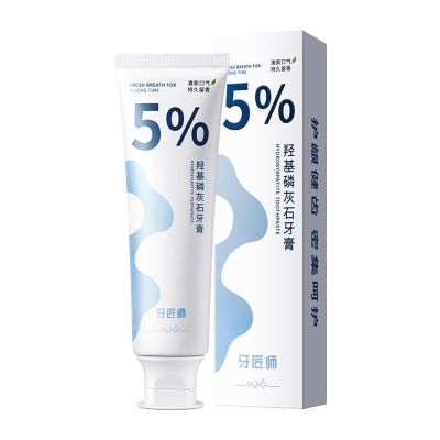 Hydroxylapatite Toothpaste for Enamel Repair and Whitening