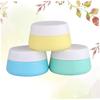 VALICLUD 3-Piece Silicone Cream Jars, Portable Lotion Containers with Plastic Lids, Leakproof, Small for Travel and Home view 4