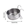 Iouyjiu Stainless Steel Bird Bowl view 2