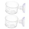 COLLBATH Glass Fish Feeder Cup for Aquariums - 2 Pack view 1