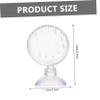 COLLBATH Glass Fish Feeder Cup for Aquariums - 2 Pack view 2