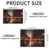 Streets in the Rain Waterproof, Non-Slip Pet Feeding Mat view 4