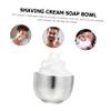 DEARMAMY 2-Piece Stainless Steel Shaving Soap Bowl Set view 3