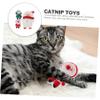 POPETPOP 3-Pack Christmas Plush Cat Toys view 4