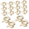 VALICLUD 3 Sets Gold Nail Charms, Dragon Nail Art Decorations, 50 Pieces per Set view 3