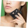 Black Thin Makeup Powder Puffs, 8-Piece Set view 3