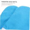 1 Pair of Paraffin Wax Hand Gloves, Blue Polyester view 4