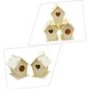 MILISTEN 2-Piece Wooden Hanging Birdhouse view 3
