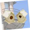 MILISTEN 2-Piece Wooden Hanging Birdhouse view 4