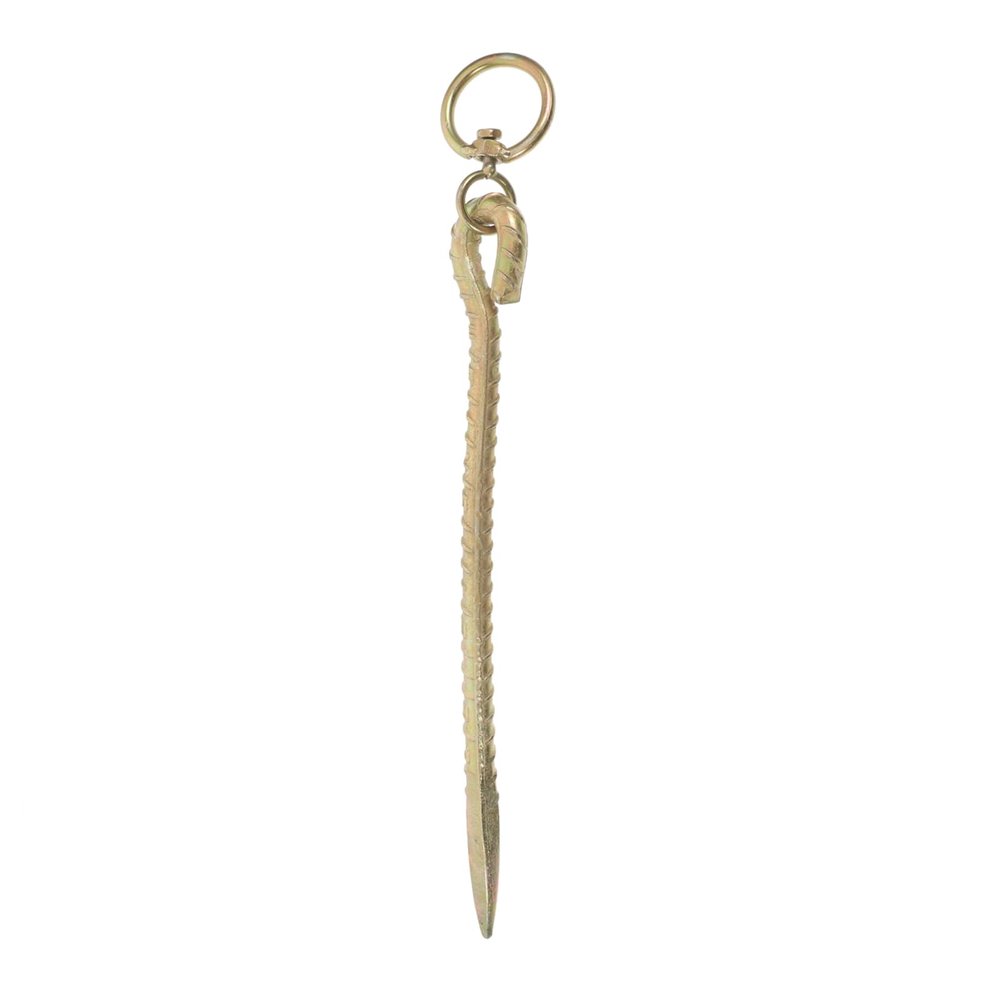 KONTONTY Galvanized Metal Spiral Ground Anchor