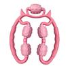 BESTYASH Handheld Pink ABS Massage Roller with Ergonomic Design for Deep Tissue Massage of the Arm and Thigh view 1