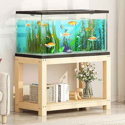 Aquarium Stand, Double-Layer Rack, High Load Capacity for Indoor and Outdoor Use
