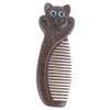 Black Wooden Comb with Wide Teeth for Travel view 1