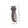 Black Wooden Comb with Wide Teeth for Travel view 4