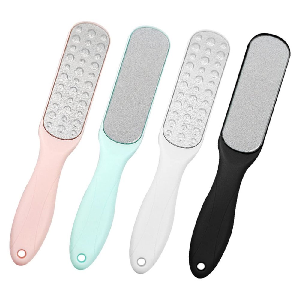 VALICLUD 4-Piece Foot File Set, Callus and Dead Skin Remover, Stainless Steel