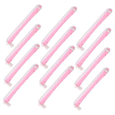 12-Piece PP Perm Rod Set for Hair, Portable Hair Curlers