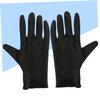 Happyyami Cotton Gloves, 12 Pairs, Black view 3