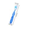 PartyKindom 6-Pack Small Toothbrushes with Soft PP, TPR, and Nylon Handles, Ergonomic Design and Large Brush Heads for Prison Inmates view 2