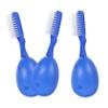 Happyyami 3-Piece Short-Handle Toothbrushes for Travel and Correctional Facility Use view 1
