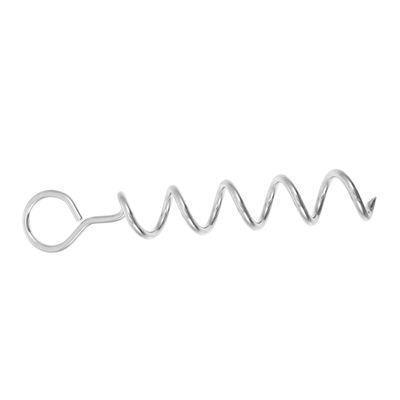 BCOATH Spiral Iron Dog Stake, Reusable, Silver, Sturdy