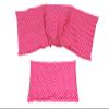 KLEINE PUNKTE 2-Piece Cherry Pit Pillow Set, 3-Chamber + Small 36 x 18 cm Grain Heat/Cold Pack, Microwave + Oven, Pink Small Dots, Rapeseed view 1