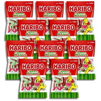 10-Pack Haribo Watermelons, 10 x 160 g