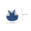 WOONEKY Rabbit Harness with Leash, Lightweight Fabric Vest, Flexible and Safe for Outdoor Walks view 4