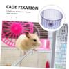 WOONEKY Quiet Plastic Hamster Wheel for Dwarf Hamsters and Mice view 4