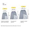SXTYYH Waterproof 4-Layer Washable Incontinence Bed Pad with Skirt (XL, Blue Padded) view 2