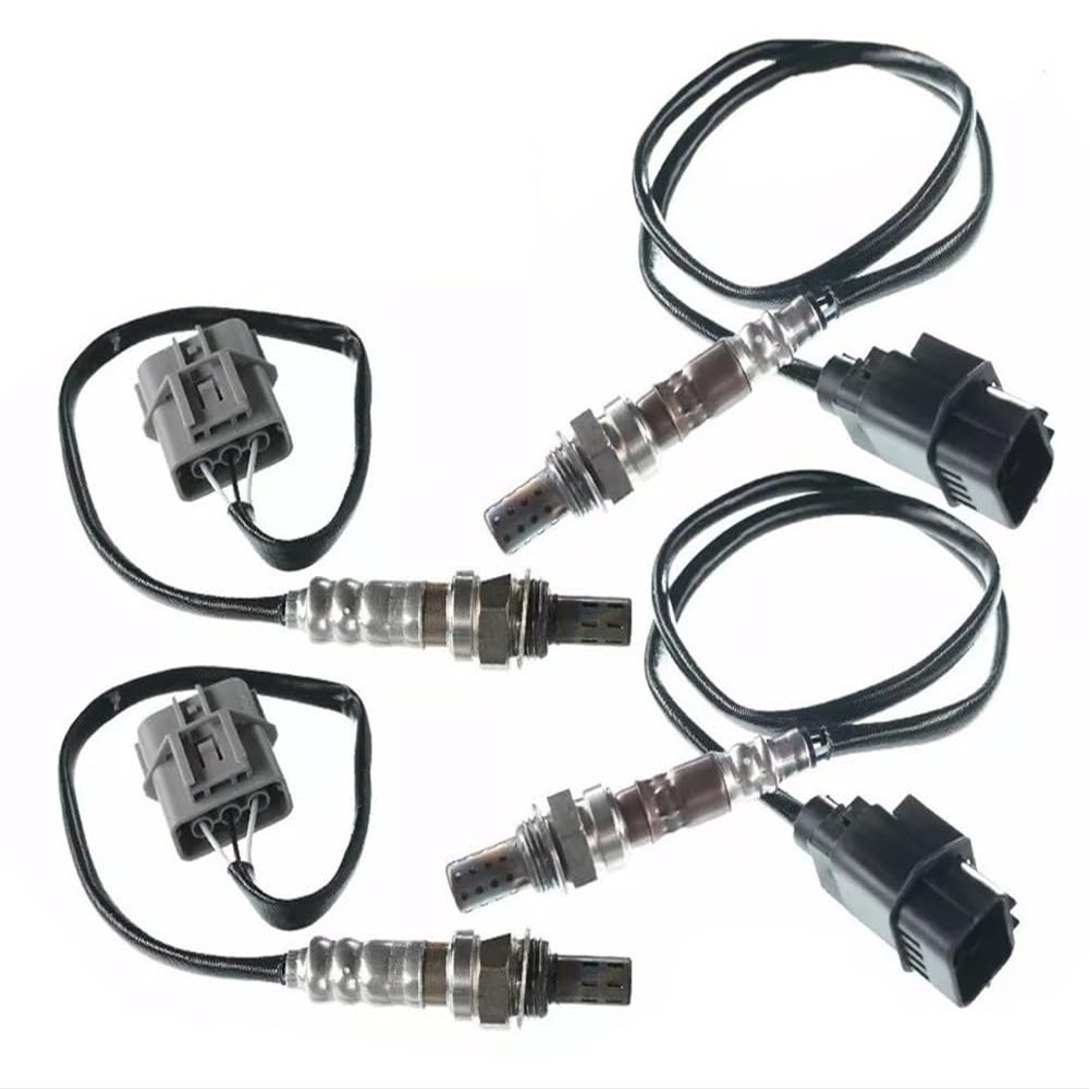 NOx Sensor 4-Piece Set 234-3090 234-4700 O2 Oxygen Sensors for Sentra 2000 L4 1.8L, Upstream/Downstream