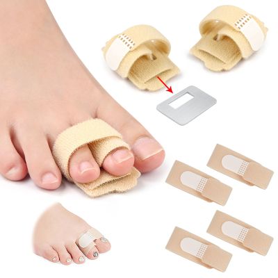HENGBIRD Hammer Toe Pads, 6-Piece Toe Splint Set for Crooked, Claw, and Overlapping Toes
