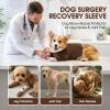 CITTOILE Dog Recovery Suit After Surgery for Front Legs, Brown, XS view 4