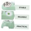 Toyvian Automatic Pet Feeder with Dual Bowl and Water Dispenser view 2