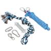 REXVTNS Spring Pole Dog Toy with 2 Cotton Ropes view 3