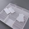 Storage Box for Artificial Nails, 30 Compartments, Acrylic, White view 3