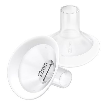 2-Pack 22 mm Soft-Edge Flanges, 106° Wide Opening Angle