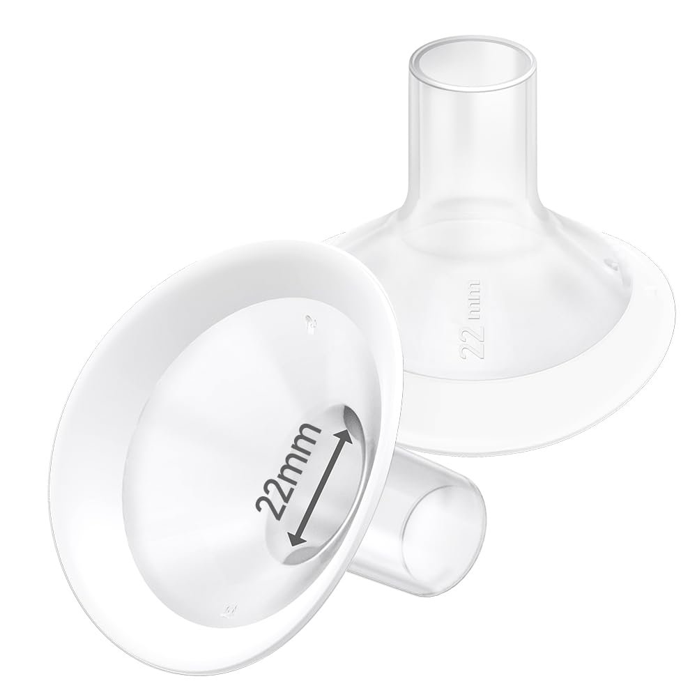 2-Pack 22 mm Soft-Edge Flanges, 106° Wide Opening Angle