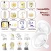 2-Pack 22 mm Soft-Edge Flanges, 106° Wide Opening Angle view 2