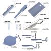 Tick Remover Tool and Flea Extractor Kit, 3.66-Inch Ergonomic Pet Grooming Set view 2